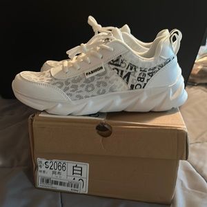 Shein sneakers. Cheetah print. Brand new